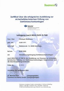 Zertifikat-DGUV Zertifikat-DGUV