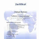 Zertifikat Schankanlagenreiniger Zertifikat Schankanlagenreiniger